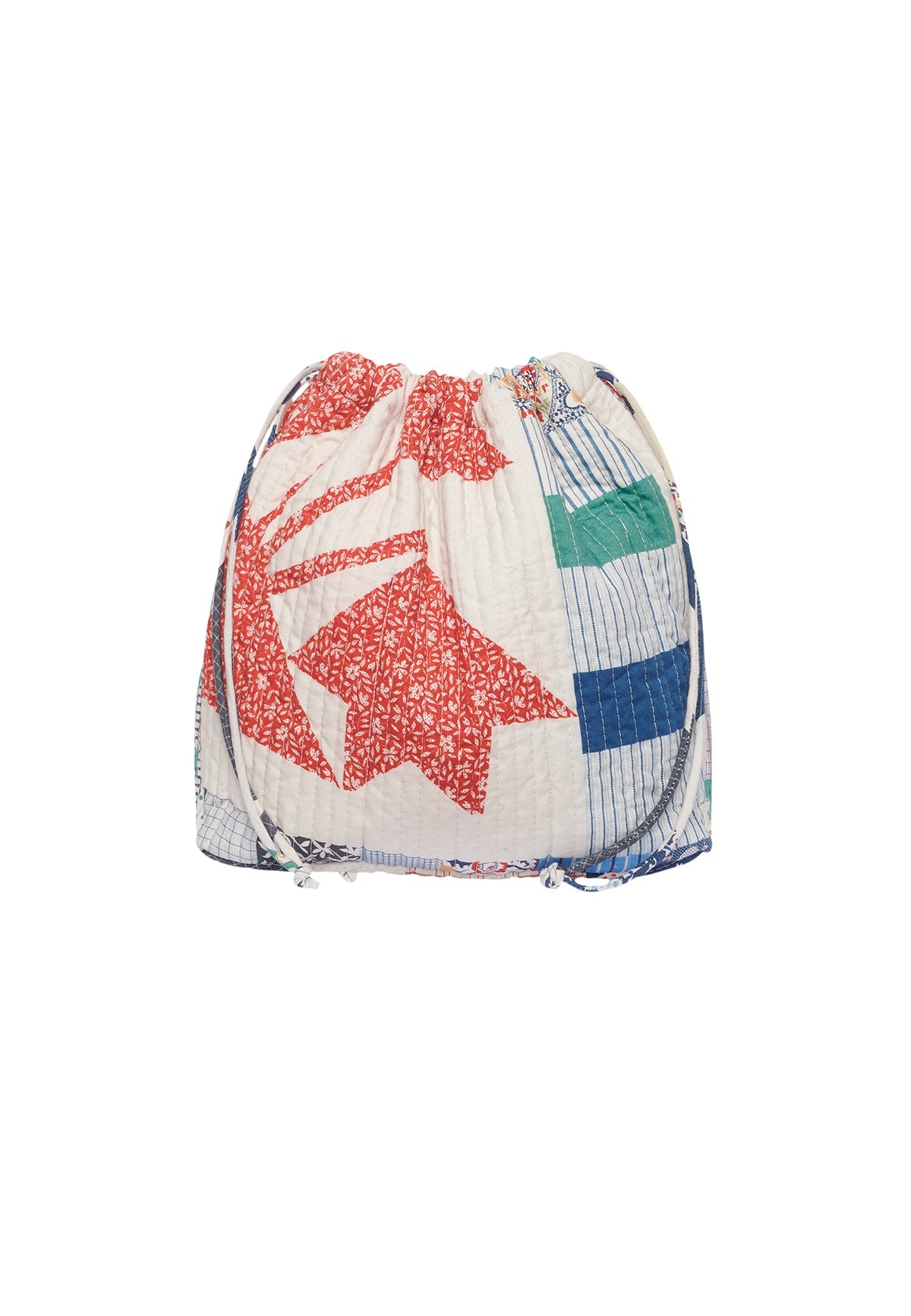 TIANA COTTON BAG FLOWER PATCHWORK - Moeon