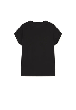 BASIC BLACK VOLTA T-SHIRT - Moeon