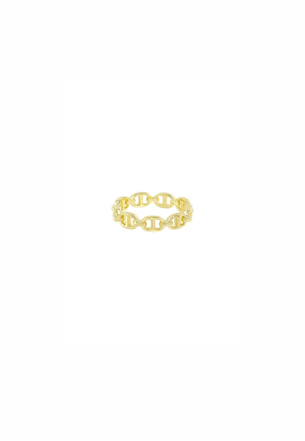 CHUNKY CHAIN RING GOLD PLATED - Moeon