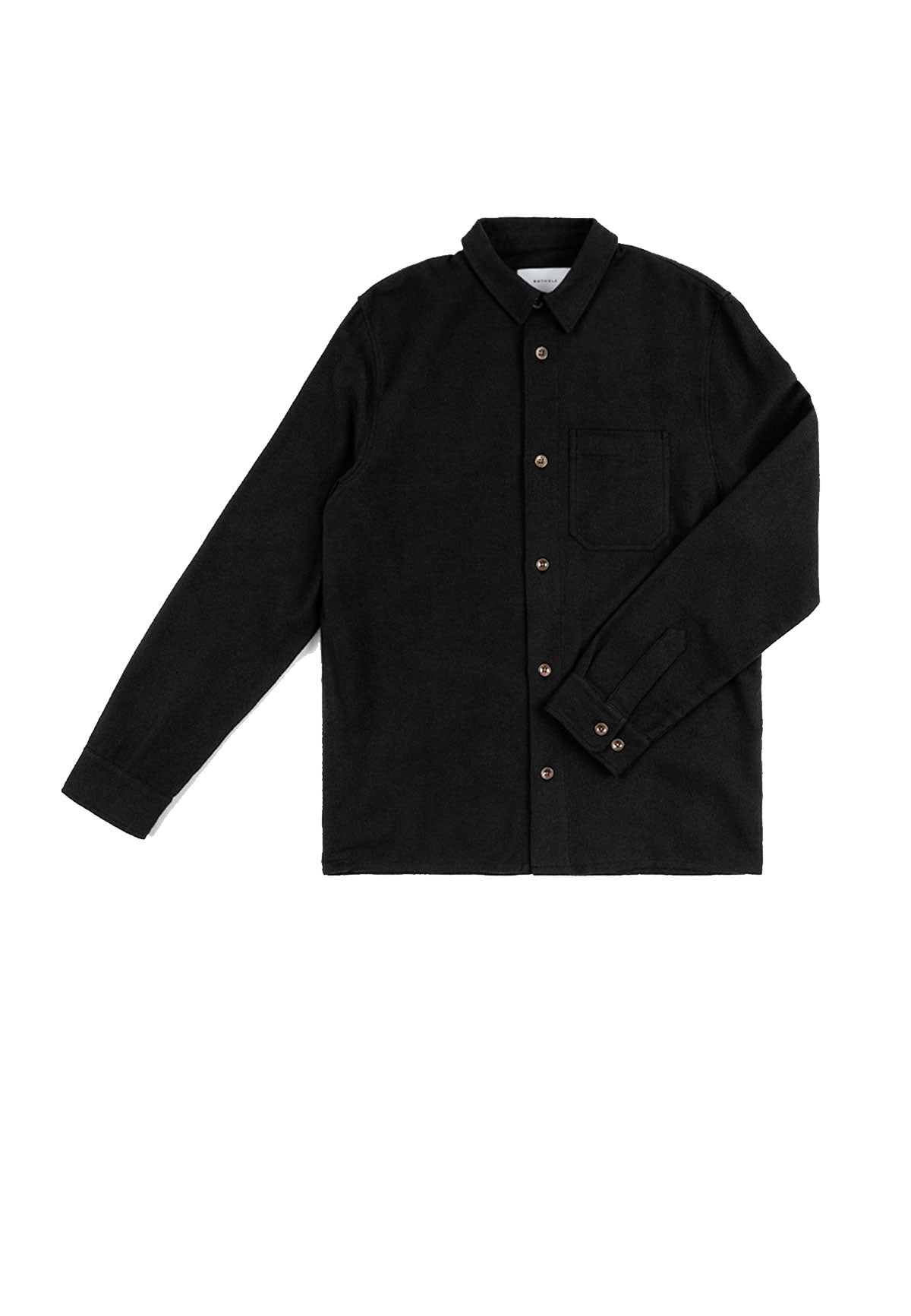 FLANELL CASUAL SHIRT BLACK