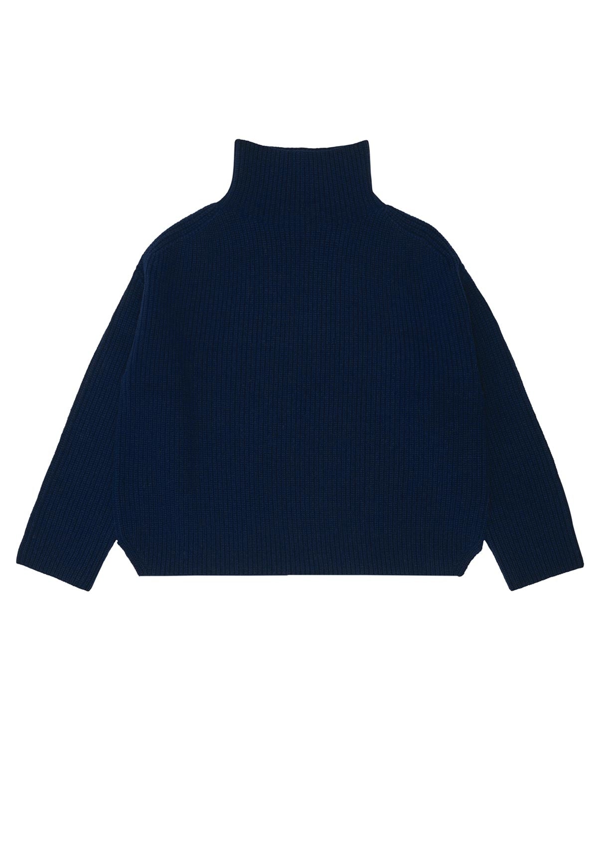 LAMBSWOOL STRUCTURE SWEATER ROYAL BLUE