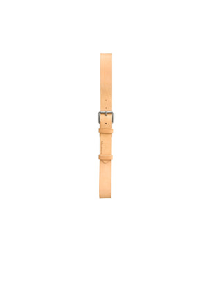 LEATHER BELT PEDERSSON NATURAL - Moeon