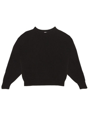 MEA PULLOVER BLACK - Moeon