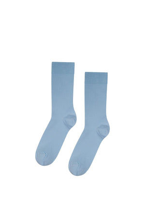 MEN'S ORGANIC COTTON SOCKS STEEL BLUE - Moeon