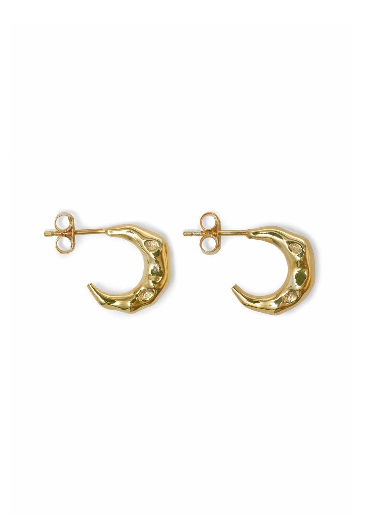 ORGANIC HOOPS GOLD SMALL