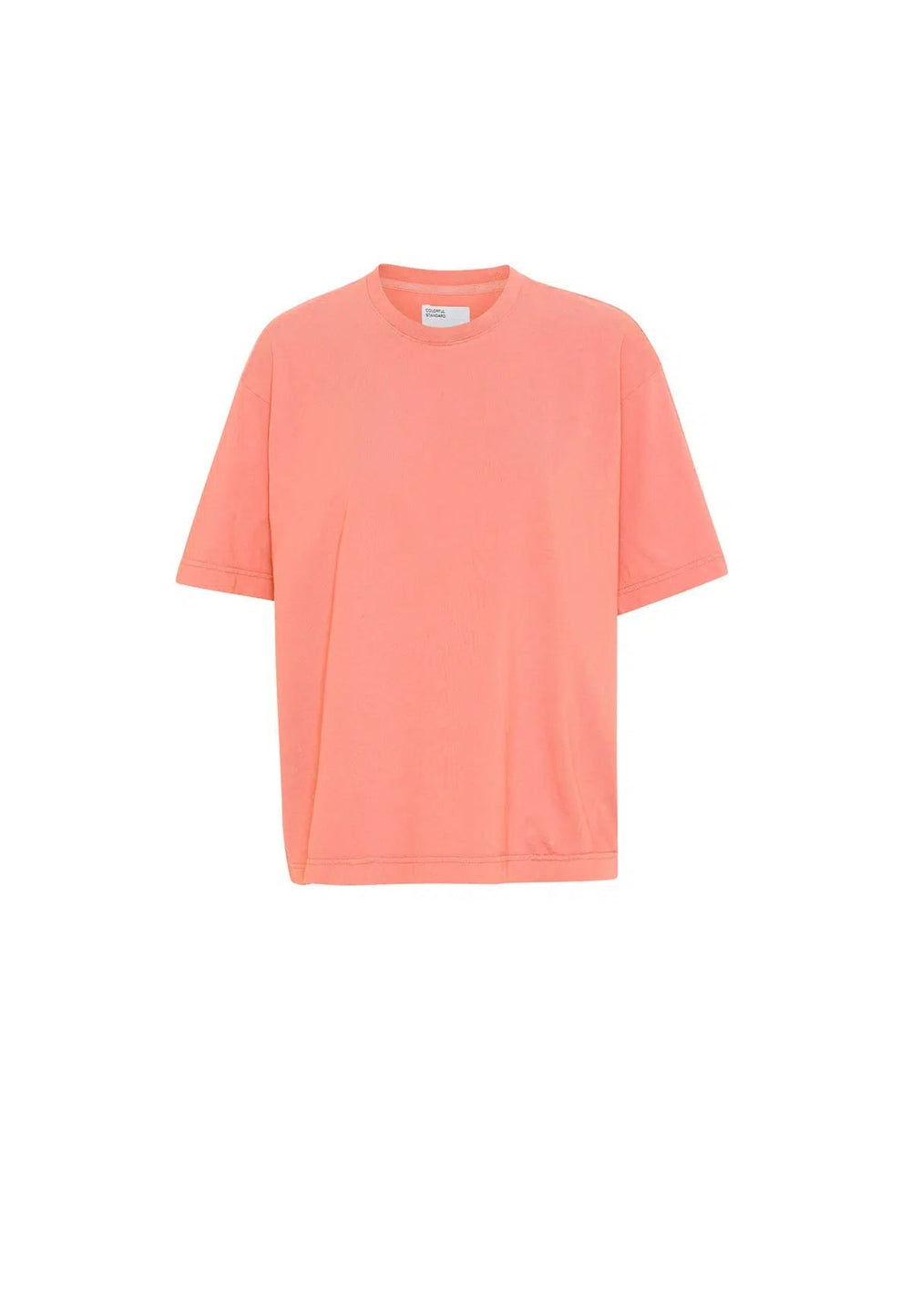 OVERSIZED T-SHIRT BRIGHT CORAL - Moeon