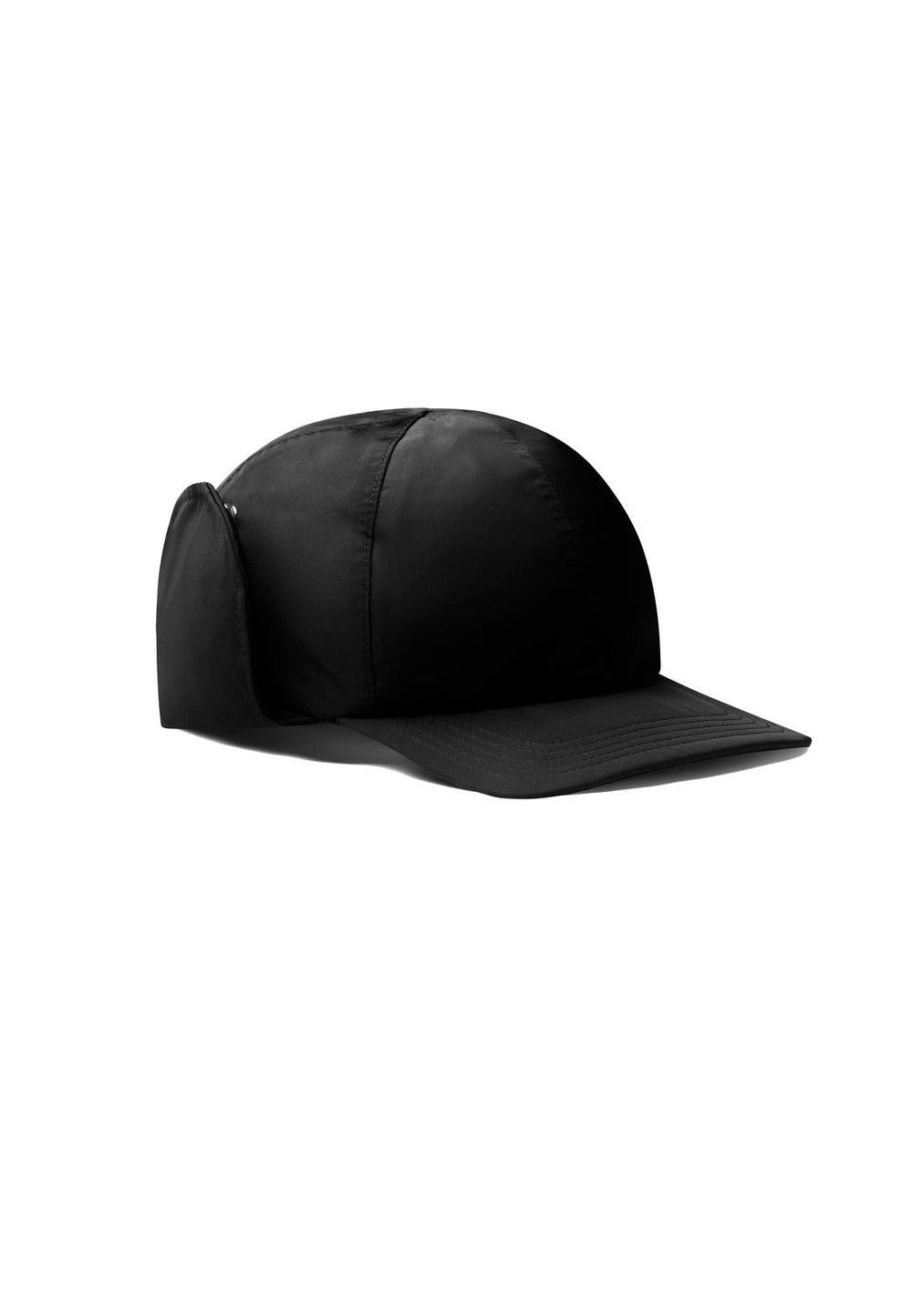 PUFFER CAP BLACK - Moeon