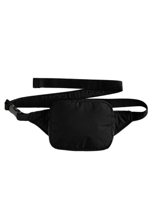 PUFFY FANNY PACK BLACK - Moeon