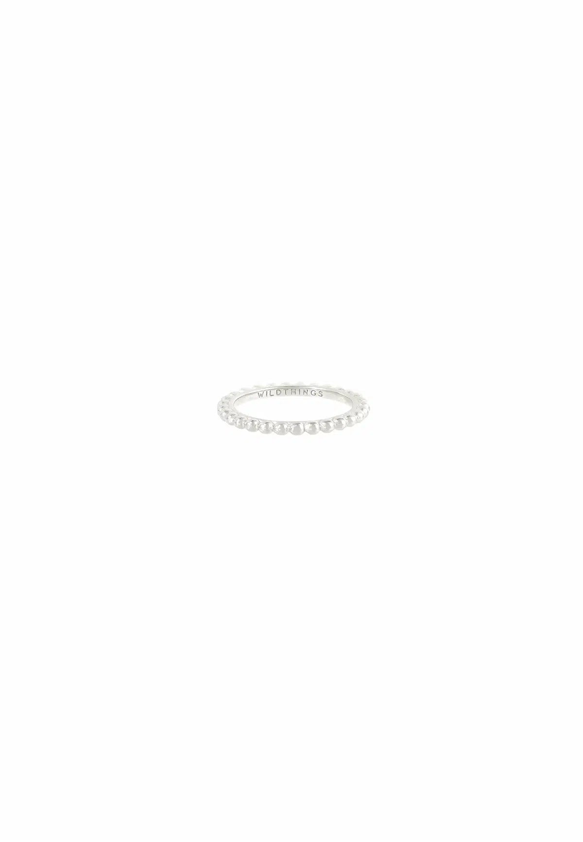 SMALL DOTS STACKING RING SILVER