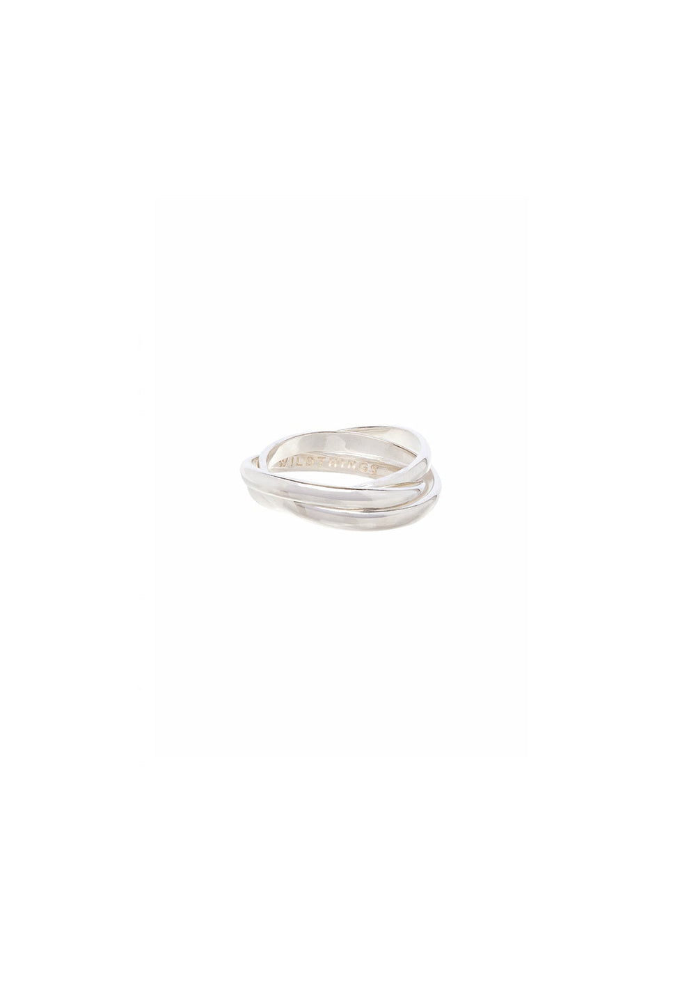TRINITY PINKY RING SILVER - Moeon