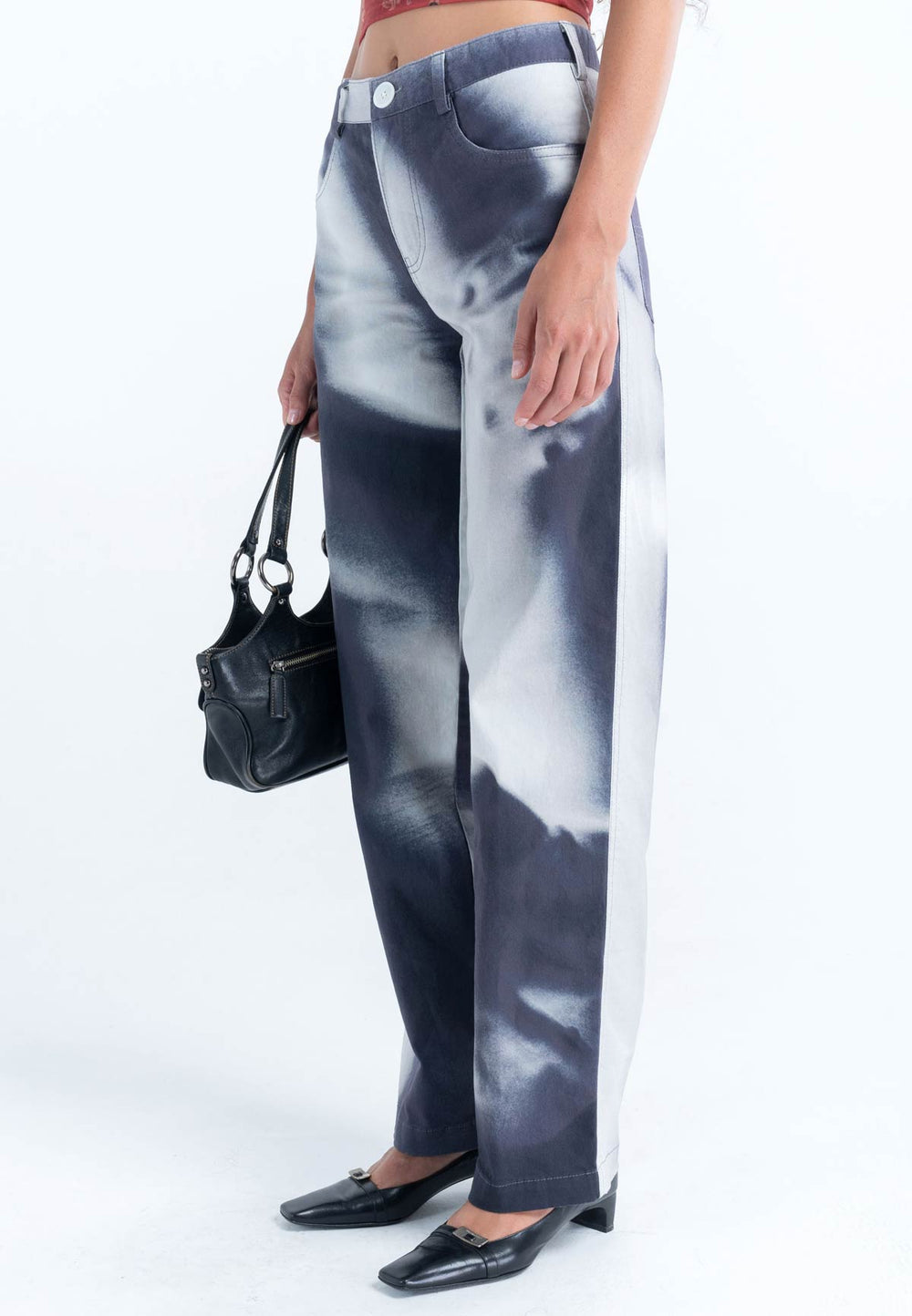 TWILL SLOUCH TROUSERS - Moeon
