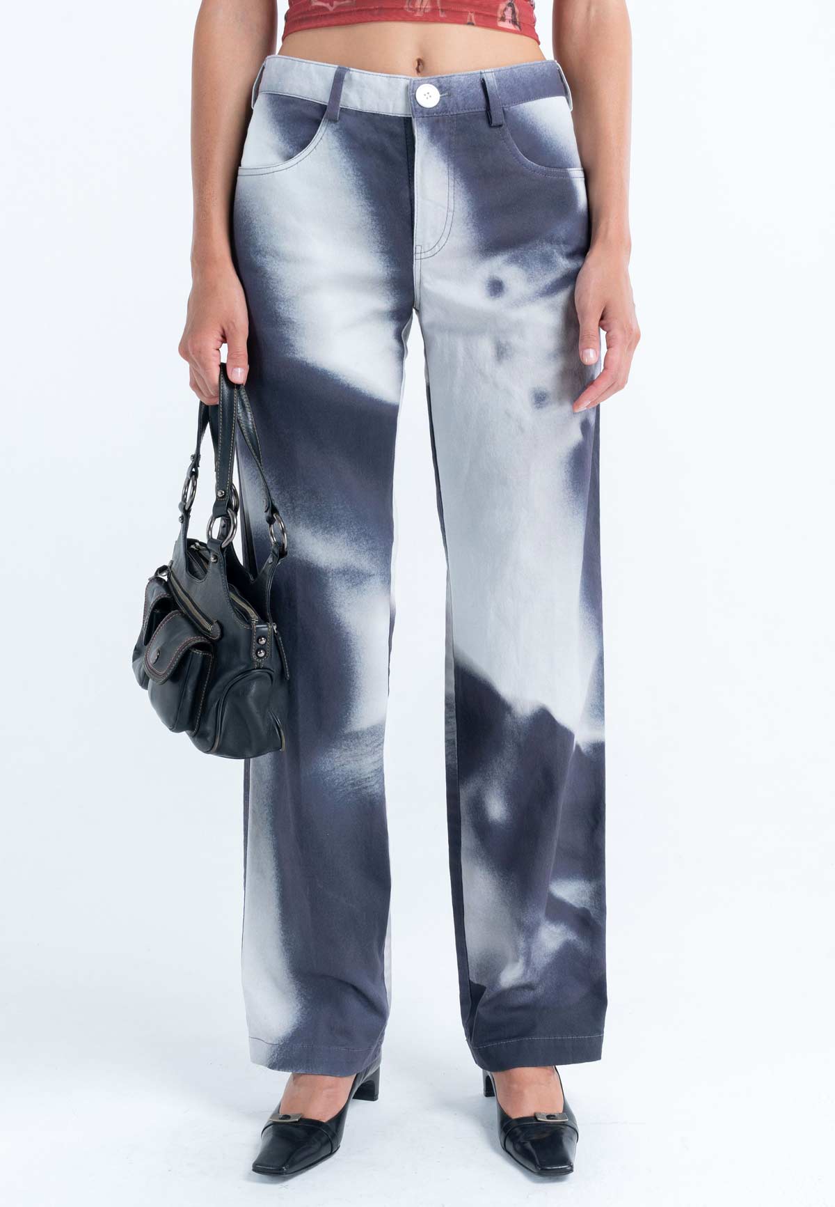 TWILL SLOUCH TROUSERS